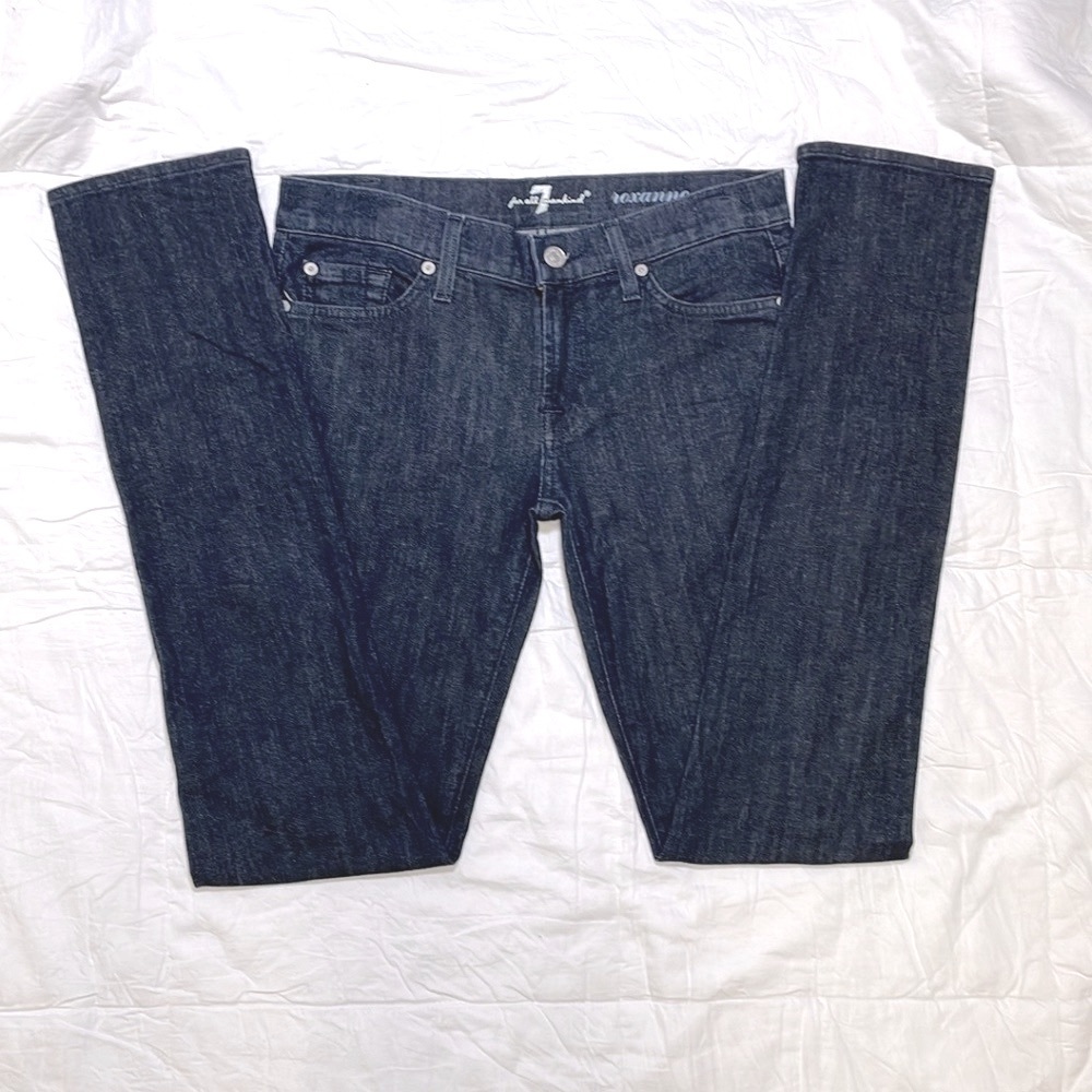 7 For All Mankind Roxanne Skinny Jeans Size 27 - Picture 5 of 16